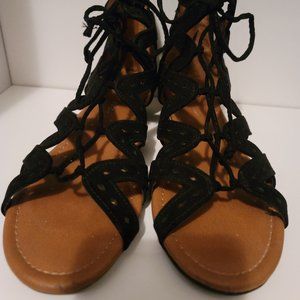 Solanz Seacrest Black Sandal
